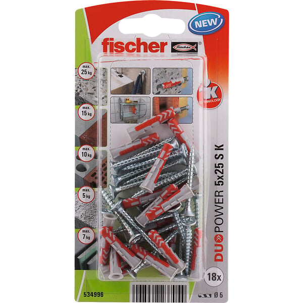 534996 - Blister de 18 chevilles tous m