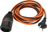 Prolongateur Electrolock - Pour jardin - Orange et noir - 40m
