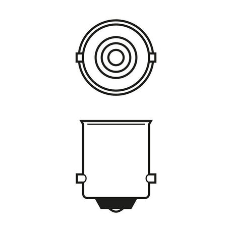 Pack de 2 Ampoules BOSCH 1987301019 R10W Pure Light 12V 10W BA15s