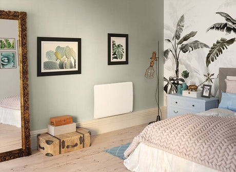 Radiateur double corps de chauffe horizontal Hekla - Blanc - 1500W