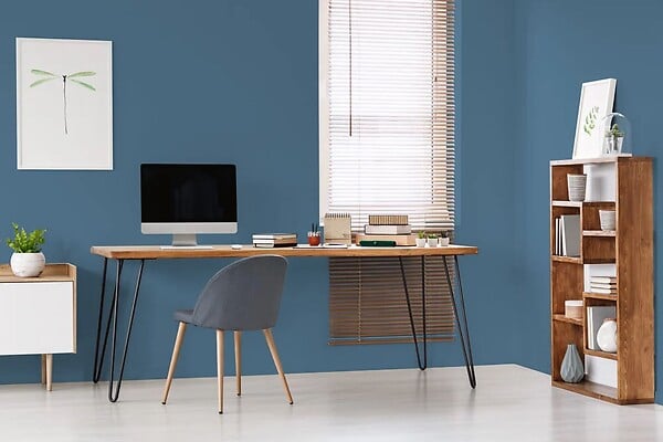 436259 - Peinture Velours - Bleu except