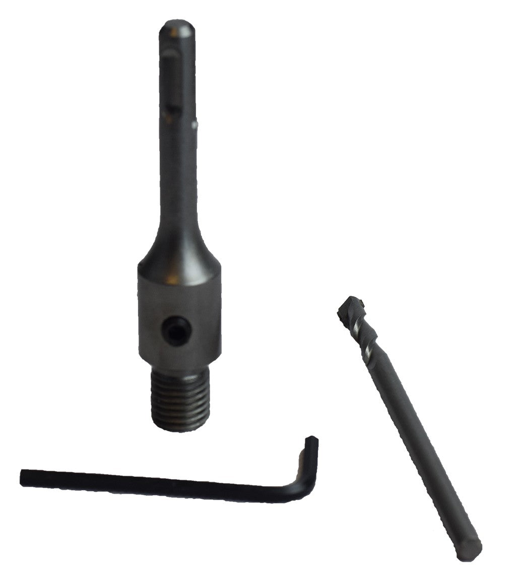 Forêt de centrage DIAM R01 9mm + Raccord DIAM R03 SDS+/ M16 M pour couronnes de forage à sec