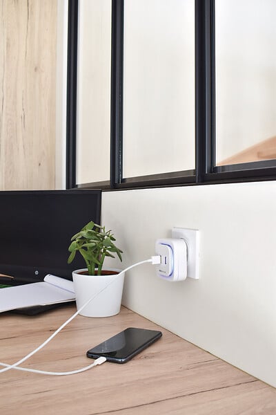 Carillon sans fil et sans pile USB EcoBell - 100m