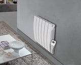 Radiateur électrique à inertie fluide Galbe Verno - Blanc - 900W