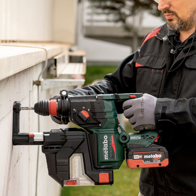 Marteau perfo burineur 3J 18V KH 18 LTX 28 BL Ø28mm Quick Pick+Mix METABO coffret metaBOX