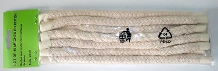 5 mèches pour torches