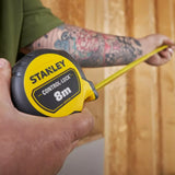 Mesure 8 m x 25 mm double marquage magnétique control-lock - STANLEY - STHT37232-0