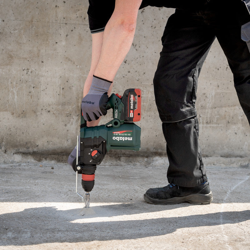 Marteau perfo burineur 3J 18V KH 18 LTX 28 BL Ø28mm Quick Pick+Mix METABO coffret metaBOX