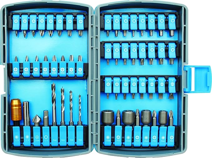 Coffret assortiment vissage/perçage LEMAN 56056 - 56 pièces