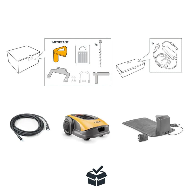 A 1000 STIGA Robot tondeuse autonome Batterie ePower  2,5 Ah