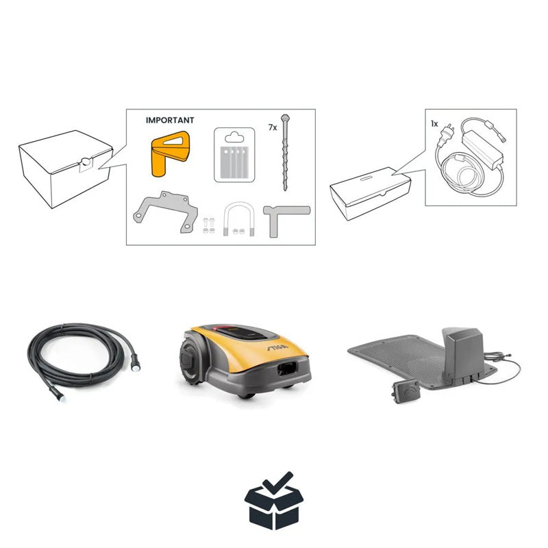 A 500 STIGA Robot tondeuse autonome Batterie ePower  2 Ah