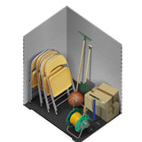 Abri de jardin résine 1,37m²