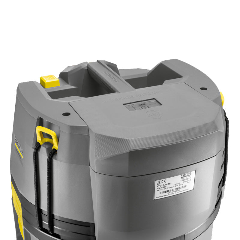 Aspirateur eau et poussières  KÄRCHER NT 22/1 Ap Bp Pack 1L (avec batterie + chargeur)