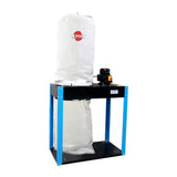 Aspirateur d'atelier à copeaux triphasé 165 L - LEMAN - ASP165T