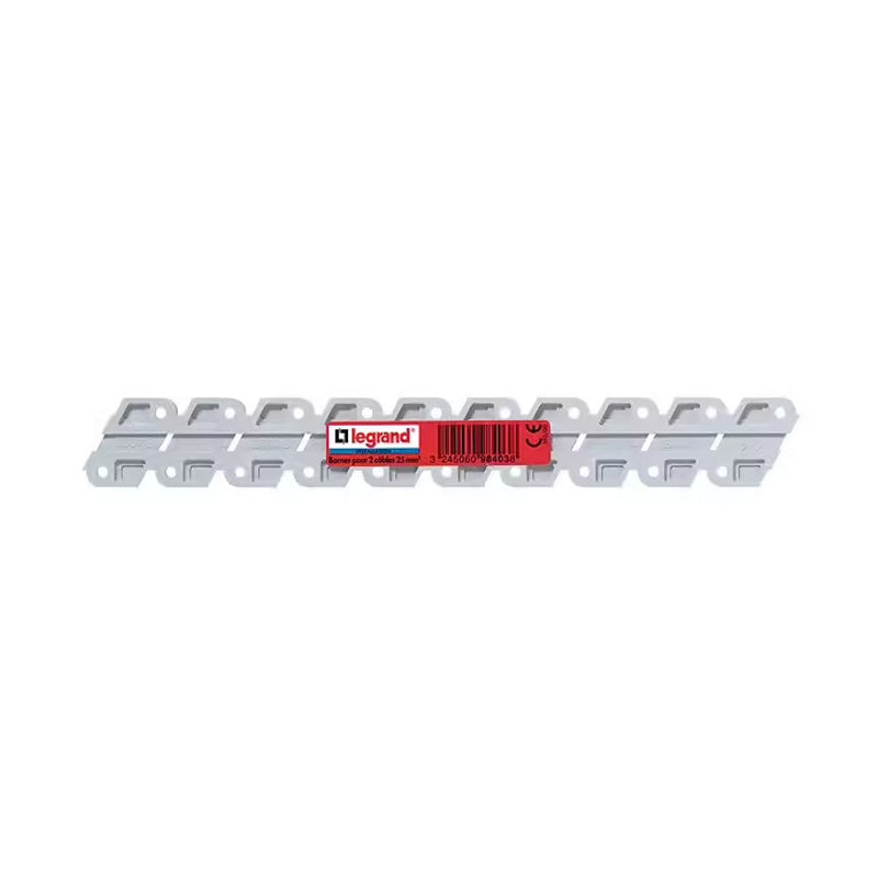 Borne de raccordement pour coffrets de dérivation LEGRAND 098403 2x25 mm²  10 bornes