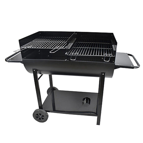 Barbecue demi tonneau à charbon 90 x 50 cm