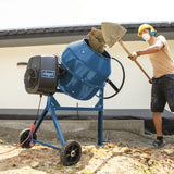 Bétonnière électrique 200L Scheppach MIX200