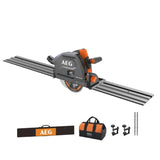 Scie plongeante AEG BKS18PBL-0 165mm 18V BRUSHLESS avec rail de guidage de 152cm (vendu sans batterie)
