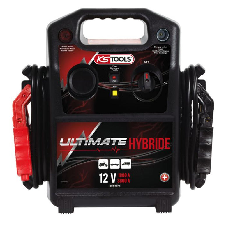 Booster hybride 1800 A au démarrage  - KS TOOLS - 550.1870