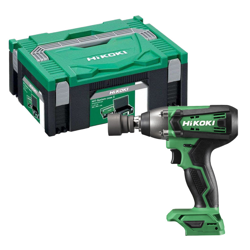 Boulonneuse à chocs 220 Nm 18 V 1,4 kg HIKOKI WR18DFW2Z en HitCase (Machine nue)