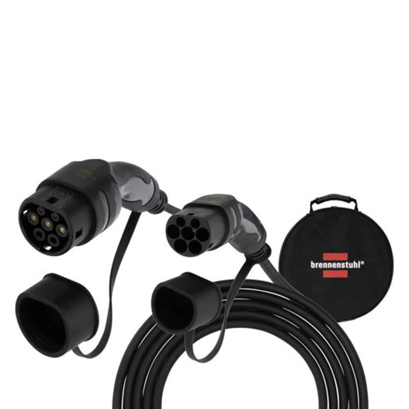 Câble de recharge EV type 2 - BRENNENSTUHL - 1384000030 - L.7m 22kW noir IP55