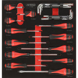 Composition d'outils 6 tiroirs pour servante, 455 pièces  - KS TOOLS - 714.0452