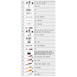 Coffret de maintenance 1/4 - 1/2 - ULTIMATE - 131 pcs KS TOOLS -  922.0731