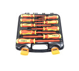 Jeu de 9 tournevis isolés NEO TOOLS 04-142 1000V spécial électricien