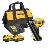 Cloueur de charpente 18V DEWALT DCN692P2-XJ Brushless avec 2 batteries 5,0 Ah