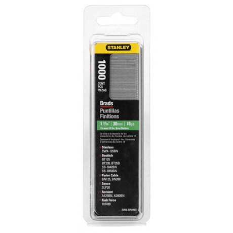 Clous 15mm - boîte de 1000pcs - STANLEY - 1-swk-bn0625t