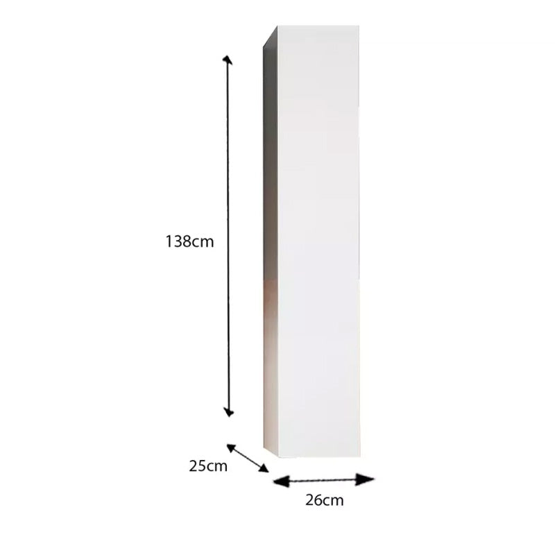 Colonne 1 porte à poser ARREDOBAGNO CAMPANELLI Système Push Pull  138cm