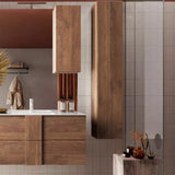 Colonne Porte JESSIE à poser coloris Chêne 138 cm