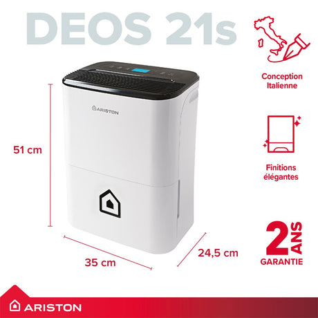 Déshumidificateur ARISTON DEOS 21S NET