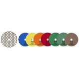 Disque diamant polissage et poncage a sec ø100 mm gr.50 - RUBI - 62970