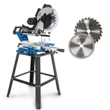 Scie à onglet radiale Ø305 2000W SCHEPPACH HM140LST - support intégré + 2 lames inclues