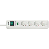 Eco-line - socle 4 prises blanc 1,4m h05vv-f 3g1,5 - parasurt.13500a - BRENNENSTUHL - 1159721