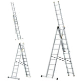 Echelle 3 éléments en aluminium 5,39m - DRABEST - ECHE539