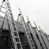 Echelle 3 éléments en aluminium 5,39m - DRABEST - ECHE809