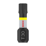 Embouts 6 pans T30 BOSCH Impact Control 25 mm - 2 pièces