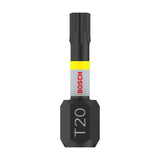 Embouts 6 pans T20 BOSCH Impact Control 25 mm - 2 pièces