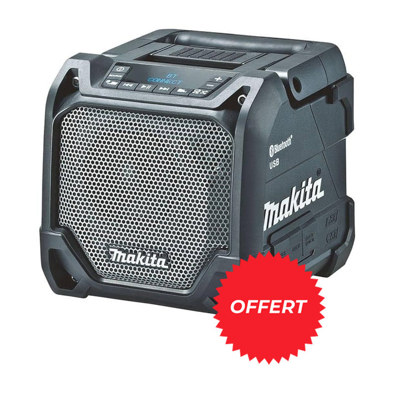 Perceuse visseuse MAKITA LXT DDF484RTX6 avec accessoires + Enceinte DMR202B