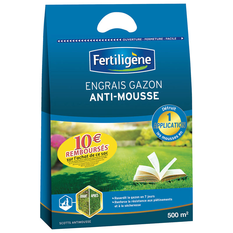 Engrais ANTI-MOUSSE 500M²  - Fertiligène - 2190066