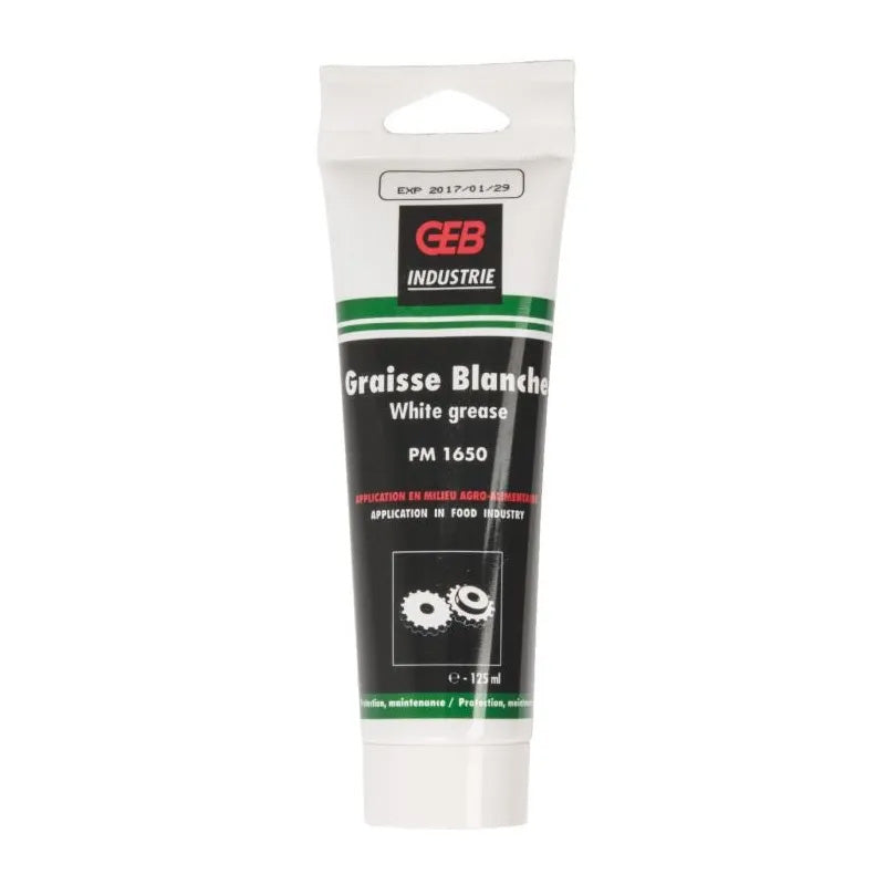 Graisse blanche GEB sans savon spécial contact alimentaire 125ml - GEB - 651135