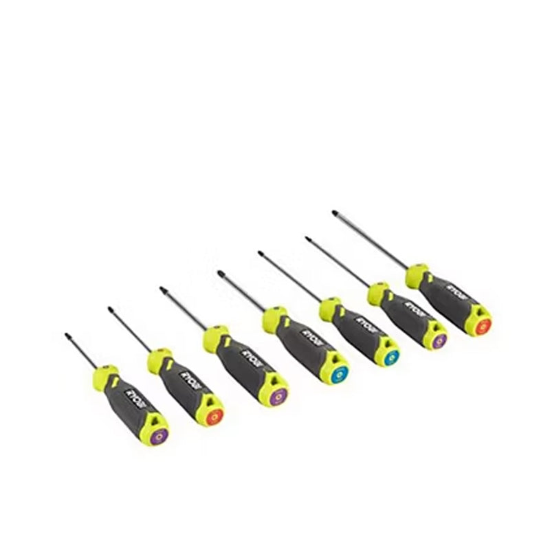 Lot de 7 tournevis Torx à tête magnétique RYOBI RHSDS7PC