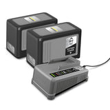 Kit Batteries + chargeur KÄRCHER - 2 * 36 V/7,5 - 2.445-070.0