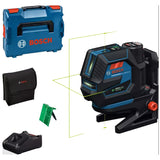 Laser combiné  BOSCH GCL 12V-50-22 CG + Support RM 20 + Batterie GBA 12V 2.0Ah en L-Boxx