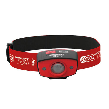 Lampe frontale perfectlight 120 lumens avec capteur de mouvement KS TOOLS - 150.4410