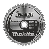 Lames carbure "EFFICUT" pour bois, pour scies radiales à batterie MAKITA