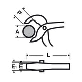 Lot de 3 pinces Vanadix multiprise 175 mm VIRAX 990008 (010917 + 020924 + 010930)