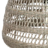 Abat-jour pour suspension Marin en herbes marines - diamètre 40 cm - marron